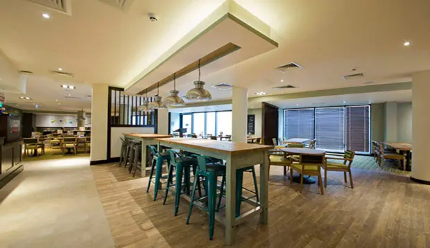 Restaurant area at Edinburgh City Centre Royal Mile